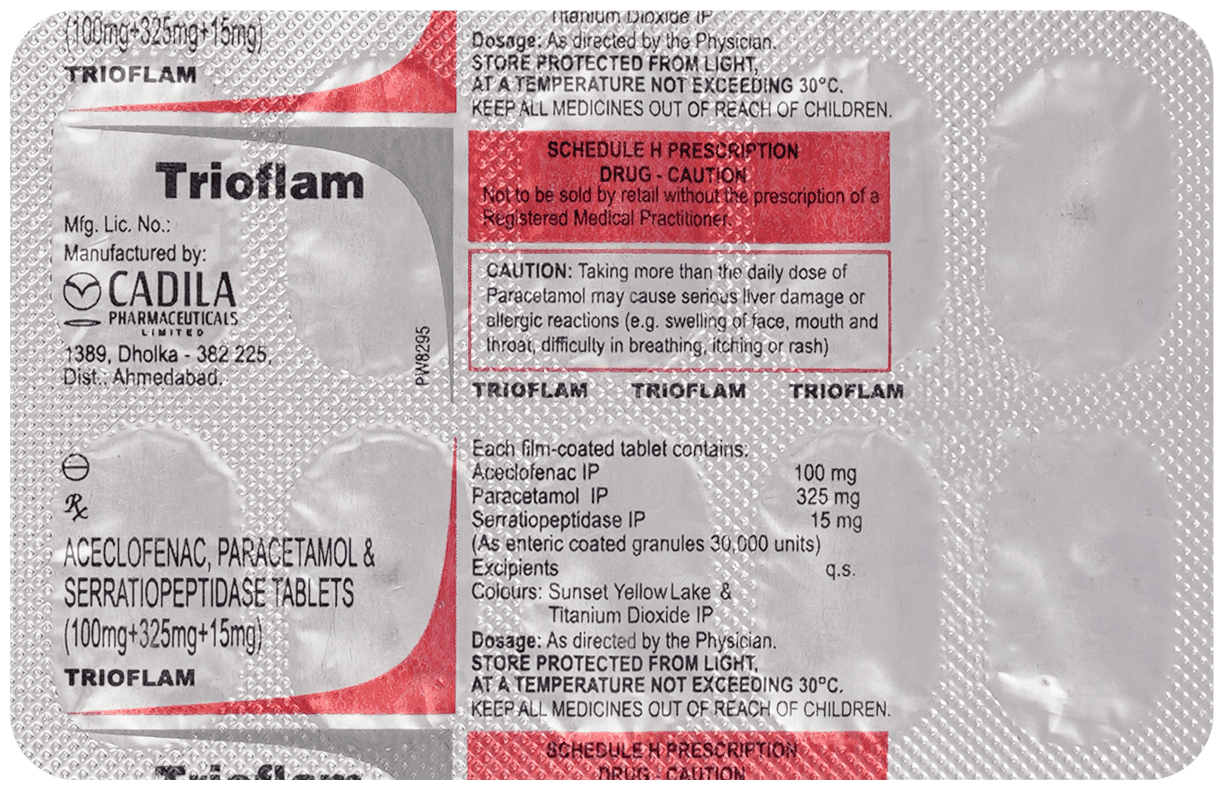 TRIOFLAM TAB 10X10 TAB - Scraped Image