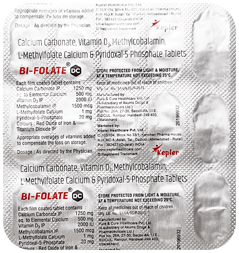 BI-FOLATE DC TAB 10X15 - Scraped Image