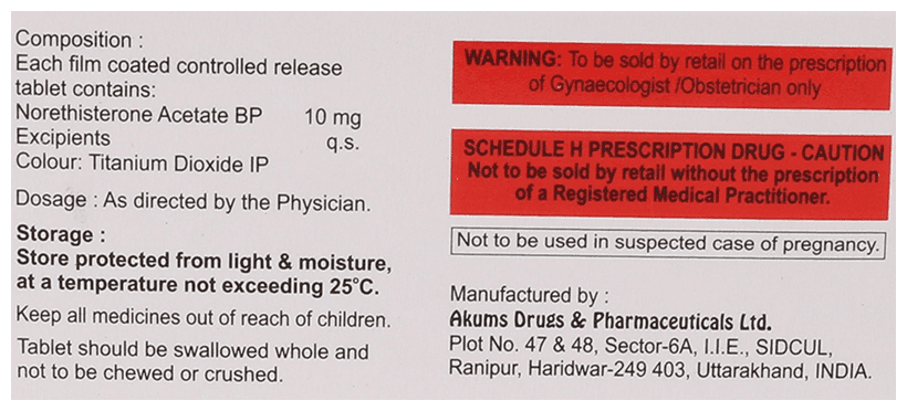CYCLOREG TABLET 1X10 - Scraped Image