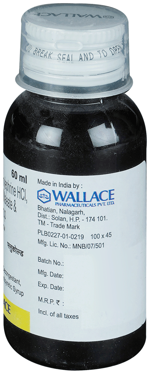 FLUCOLD SYRUP 60ML 60ML - Scraped Image