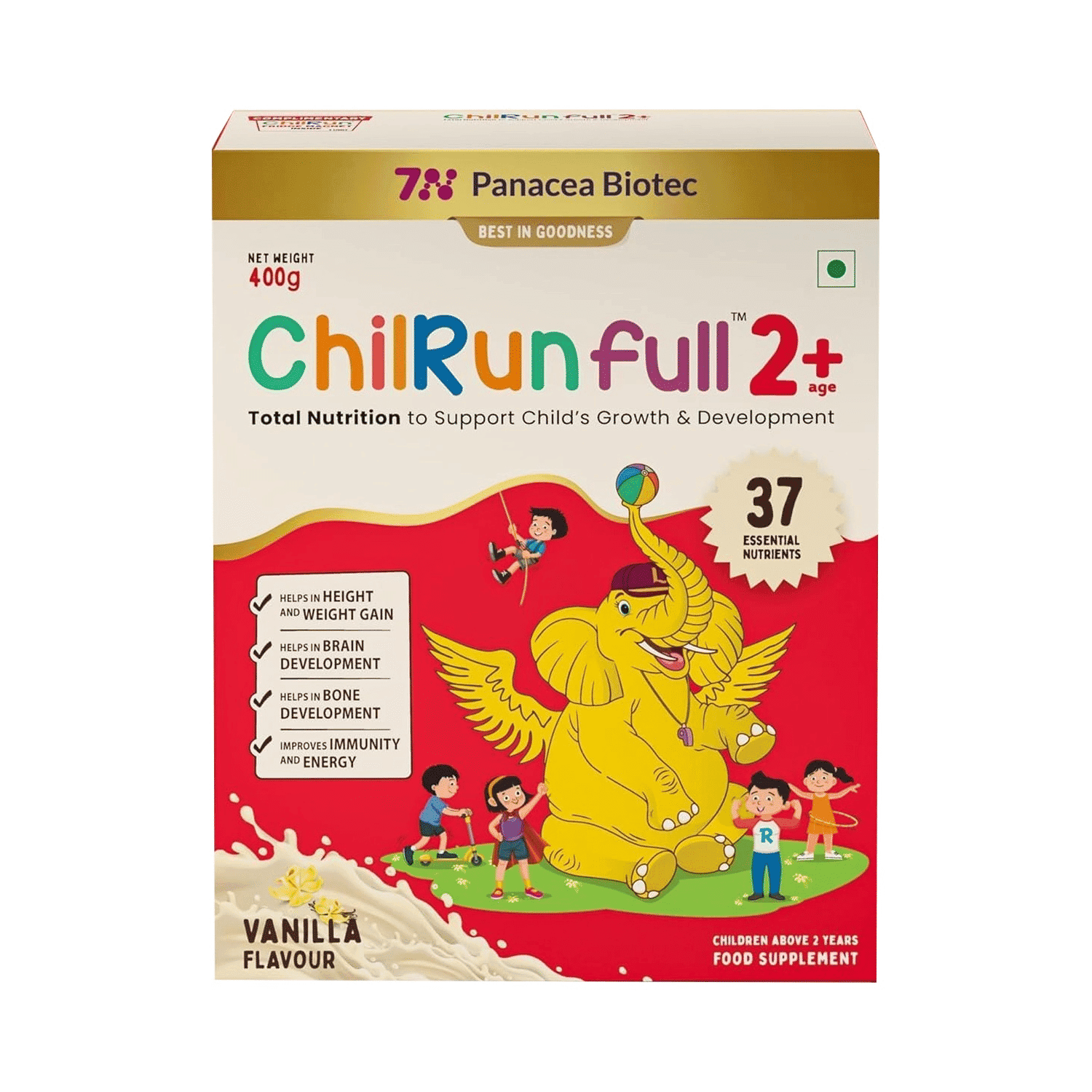 CHILRUN FULL(CHOCLATE) CARTON 400GM - Scraped Image