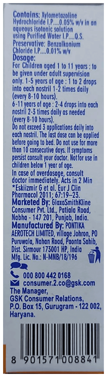 OTRIVIN FR NASAL SO 0.05% 1X10ML - Scraped Image