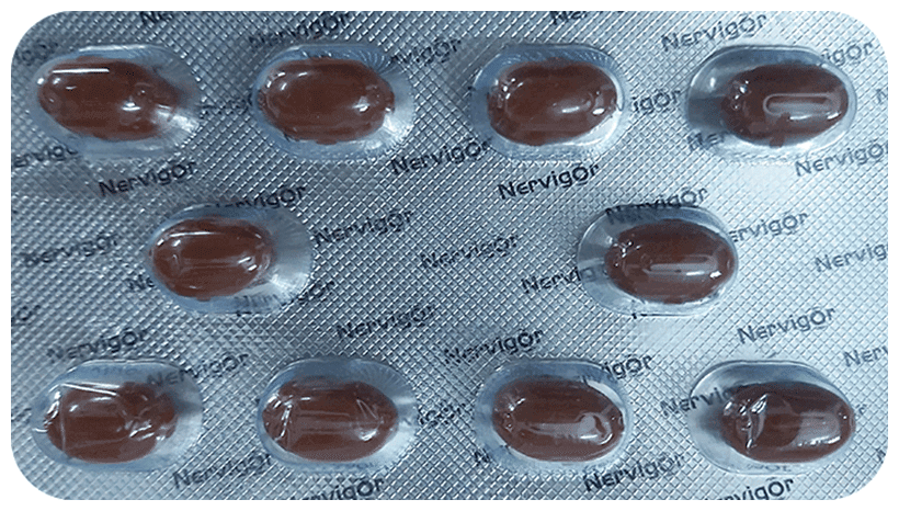NERVIGOR CAPS 10X1X10 - Scraped Image