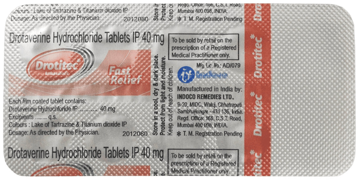 DROTITEC TABLET 10'S - Scraped Image