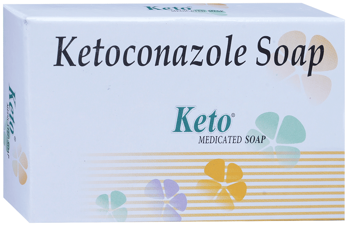 KETO MEDICATED SOAP 50GM - Scraped Image