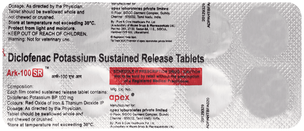 ARK 100 SR TABLET 1X10 - Scraped Image