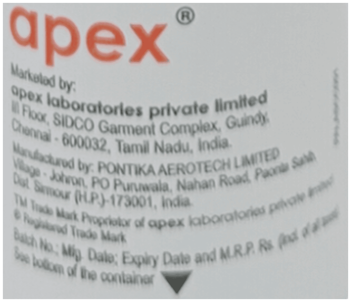 ARK SPRAY/143 ML 100GM - Scraped Image