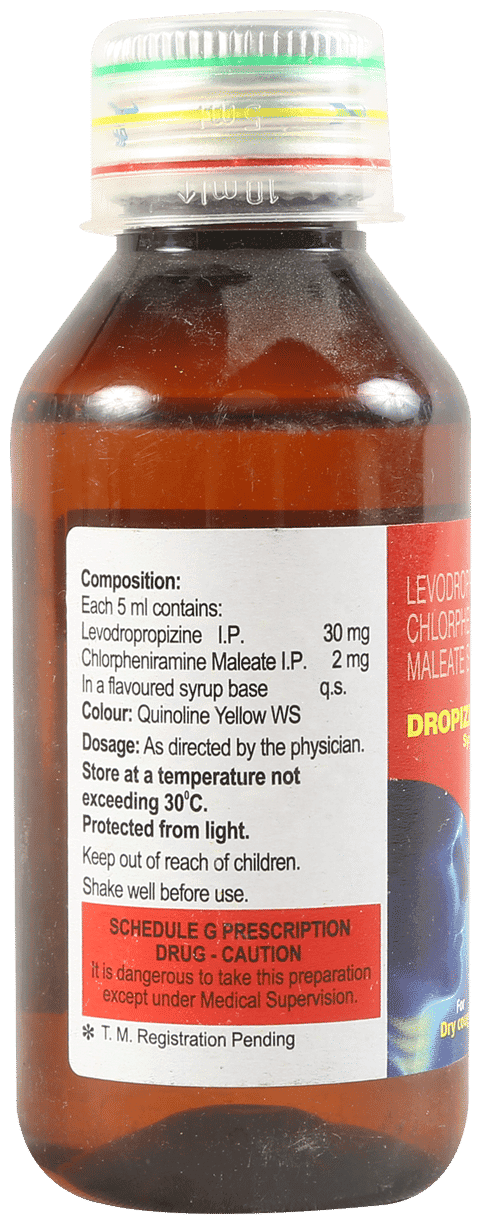 DROPIZIN SYP 100ML 100ML - Scraped Image