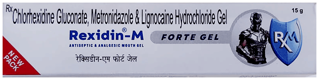 REXIDIN M FORTE GEL 15G 15GMS - Scraped Image