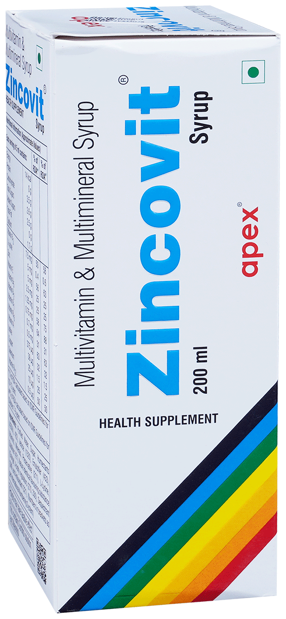 ZINCOVIT SYRUP 200 ML - Scraped Image