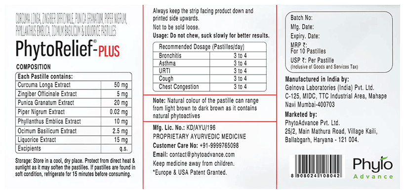 PHYTORELIF-PLUS 1*10s - Scraped Image