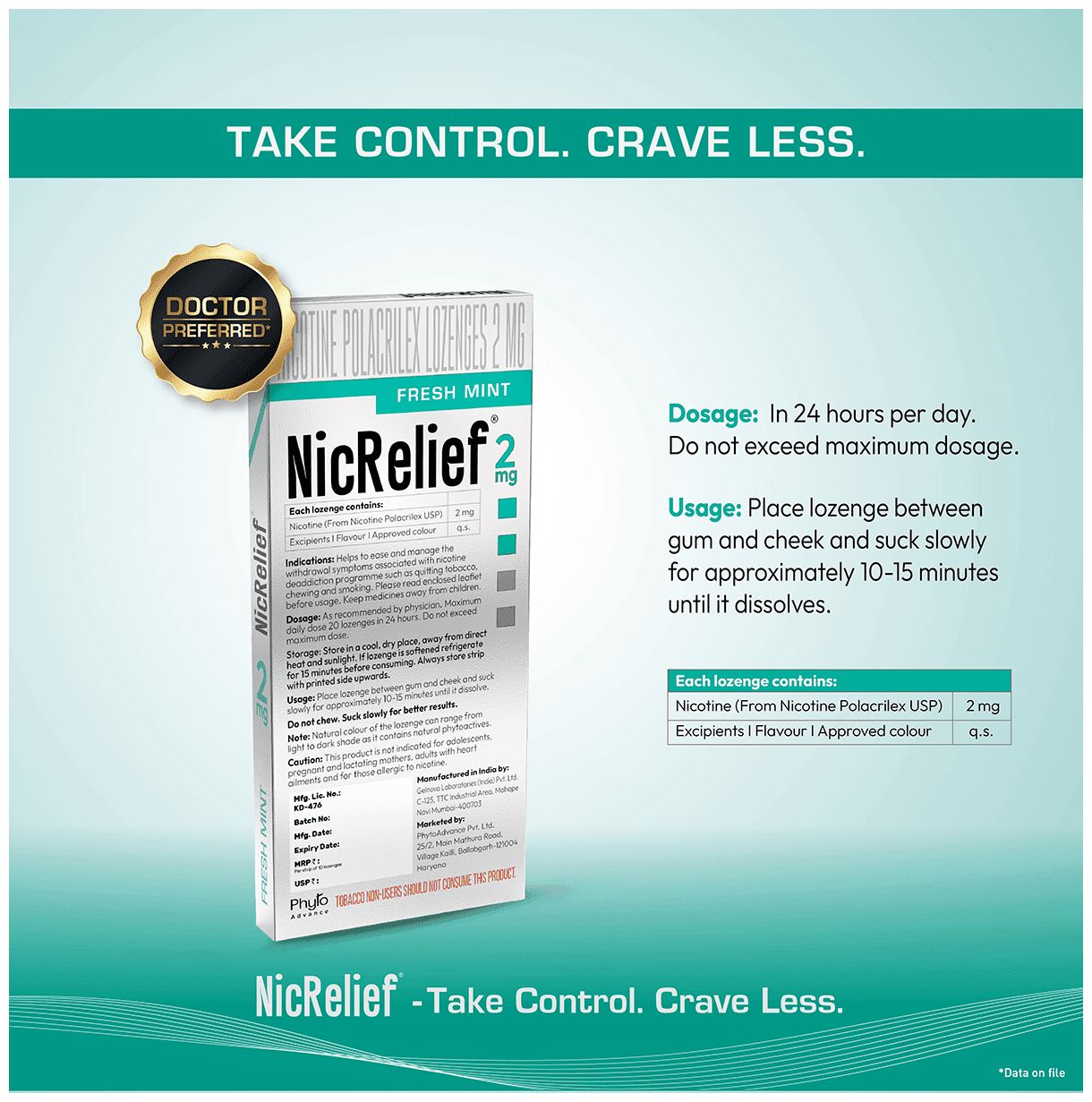 NICRELIEF MINT 2MG - Scraped Image