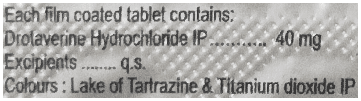 DROTITEC TABLET 10'S - Scraped Image