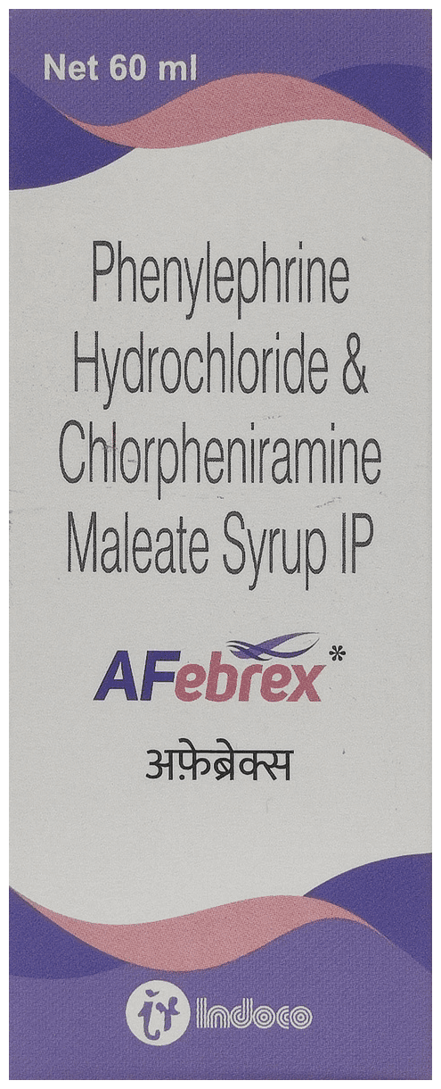 AFEBREX SYRUP 60ML 60ML - Scraped Image