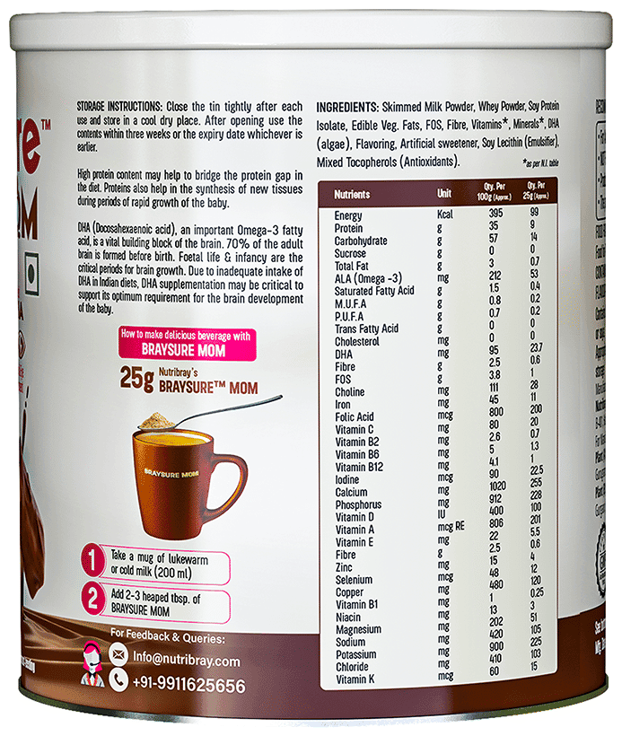 BRAYSURE MOM(CHOCOLATE)200G 200G - Scraped Image