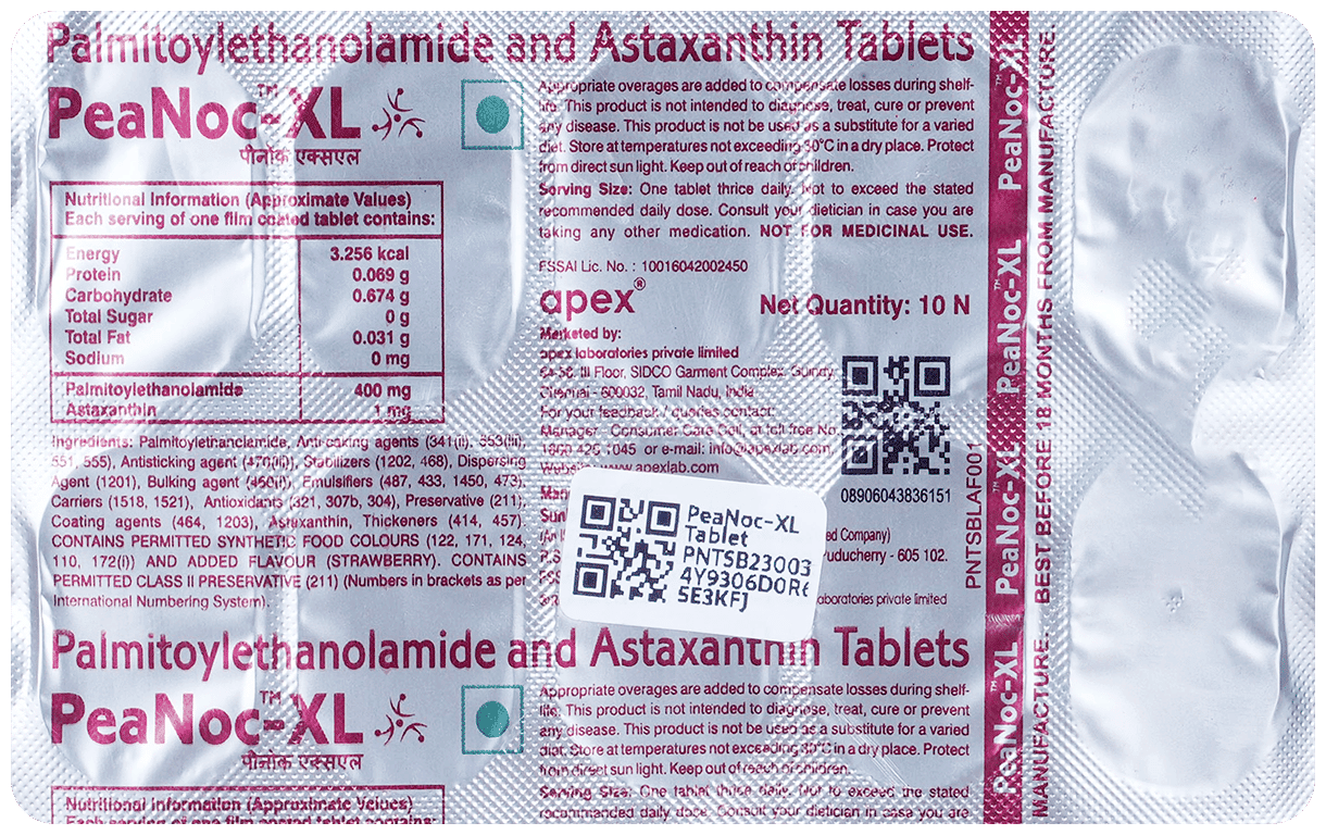 PEANOC-XL TABLET 1X10 - Scraped Image