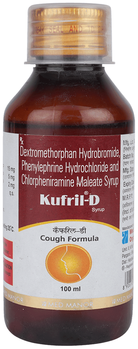 KUFRIL D SYRUP 100ML - Scraped Image