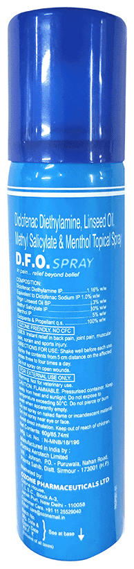 D.F.O SPRAY 1X60GM 1X60GM - Scraped Image