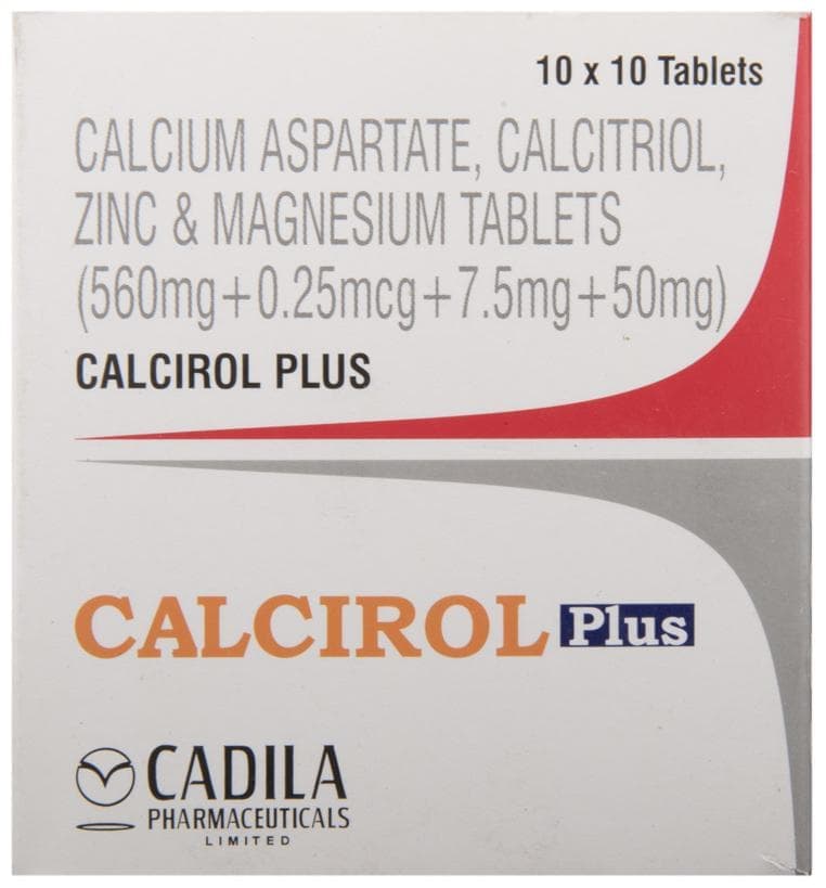 CALCIROL PLUS TABLET 10X10 - Scraped Image