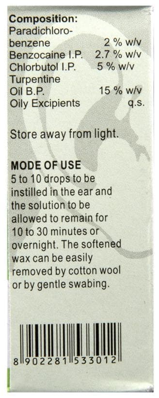 OTOREX EAR DROPS 10ML 10ML - Scraped Image