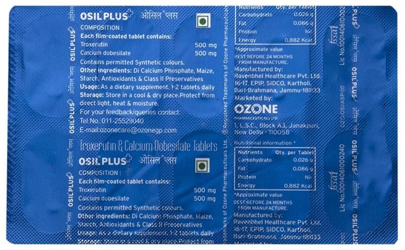 OSIL PLUS TABLET 10'S - Scraped Image