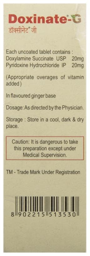DOXINATE-G TABLET 10'S - Scraped Image