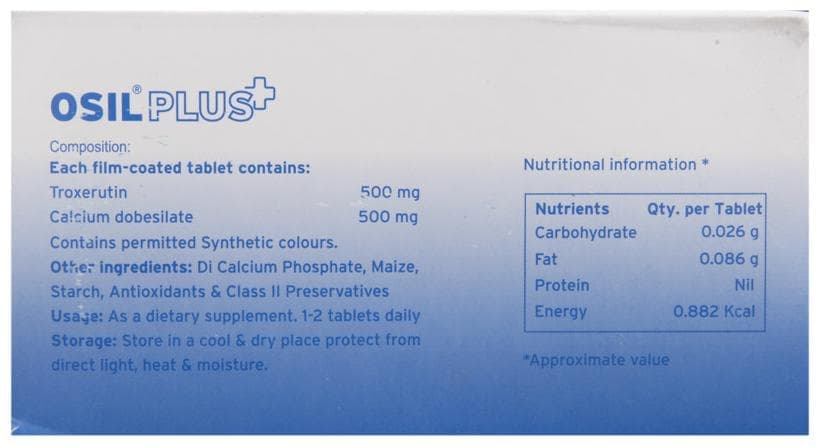 OSIL PLUS TABLET 10'S - Scraped Image