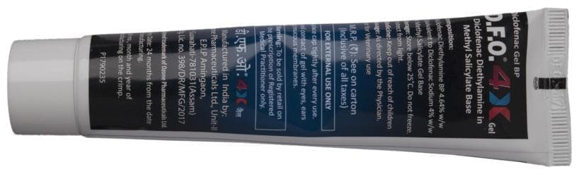D.F.O 4X GEL 50GM 50GM - Scraped Image