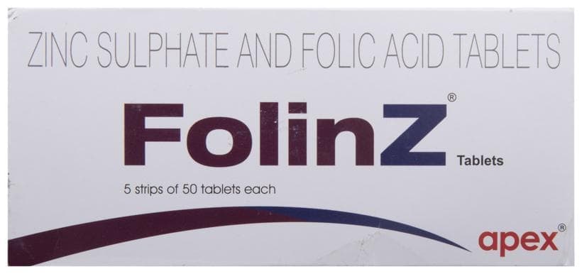 FOLINZ TABLET 1X10 - Scraped Image