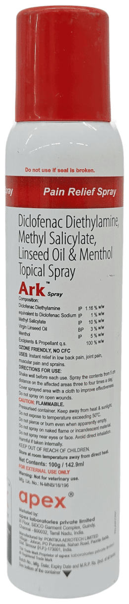 ARK SPRAY/143 ML 100GM - Scraped Image