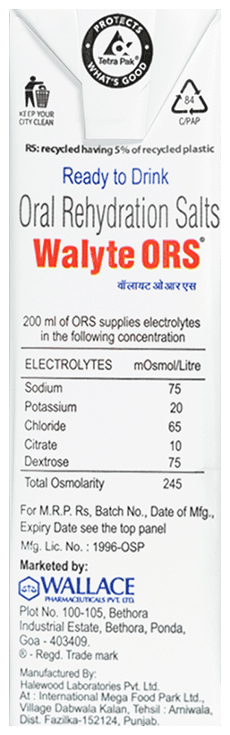 WALYTE RTD ORS WHO 200ML 200ML - Scraped Image