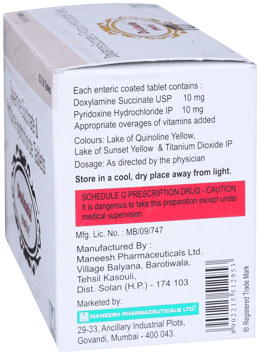 DOXINATE TABLETS 30'S - Scraped Image