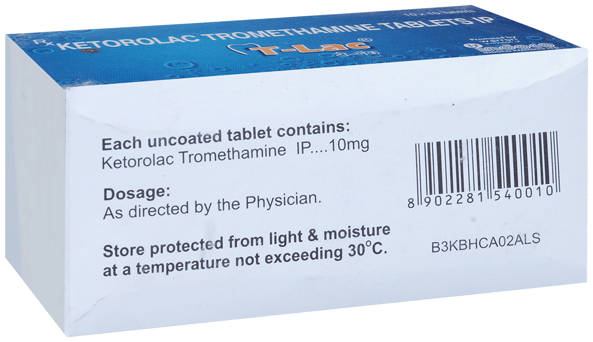 T-LAC TAB 10S (ALU-ALU) 10S - Scraped Image