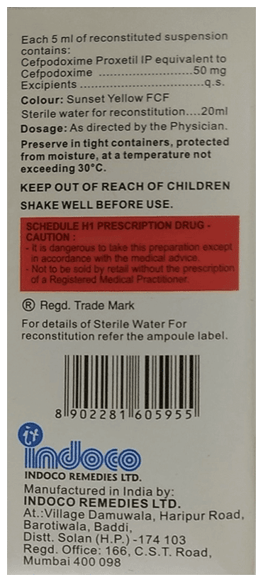 OXIPOD DRY SYRUP 30ML - Scraped Image