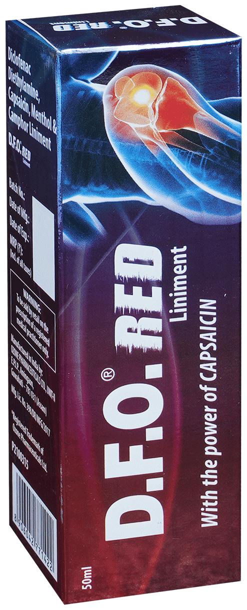 D.F.O. RED LINIMENT 50ML - Scraped Image