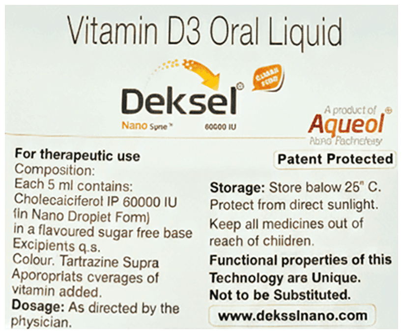 DEKSEL 60000 NEO SHOT 5ML - Scraped Image