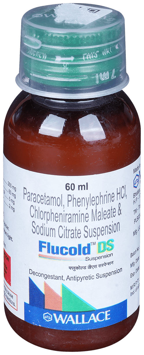 FLUCOLD DS SUSPENSION 60ML 60ML - Scraped Image