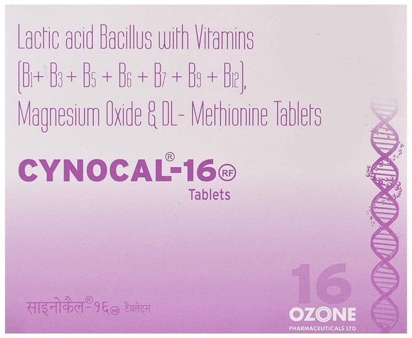 CYNOCAL 16 RF TABLET 30'S - Scraped Image