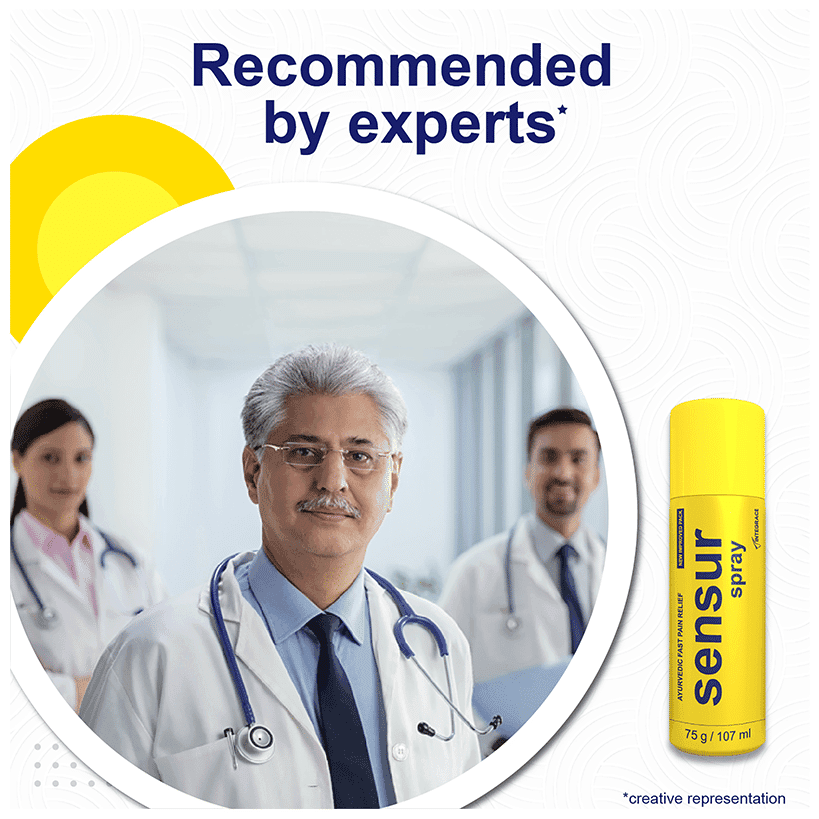 SENSUR PAIN RELIEF SPRAY 75GM 75GM - Scraped Image