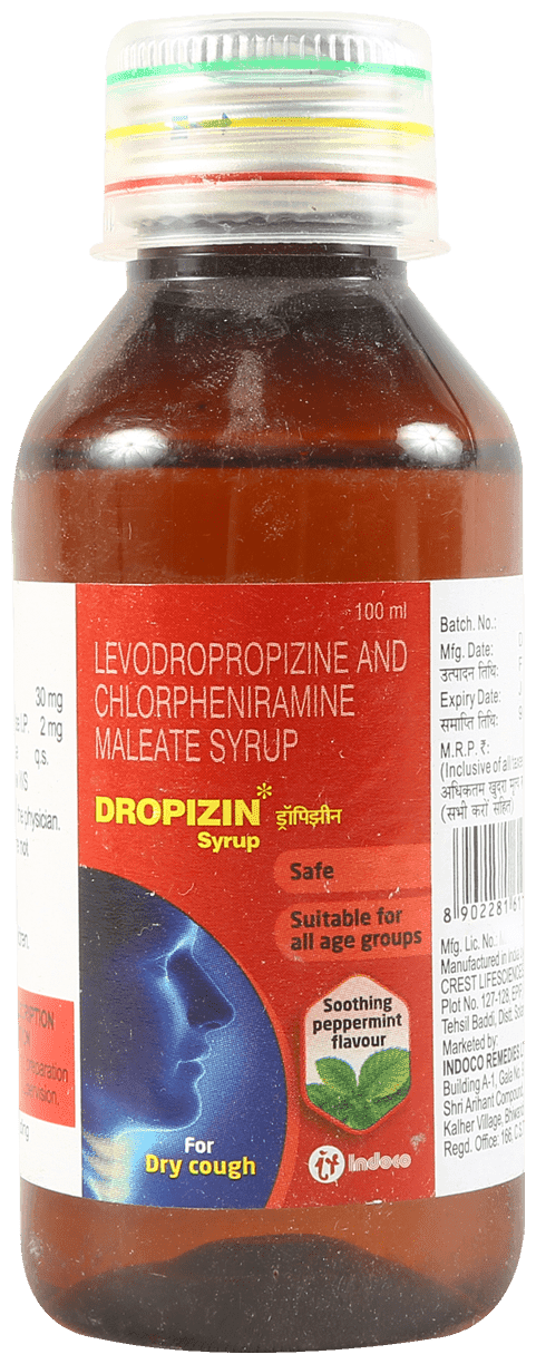 DROPIZIN SYP 100ML 100ML - Scraped Image