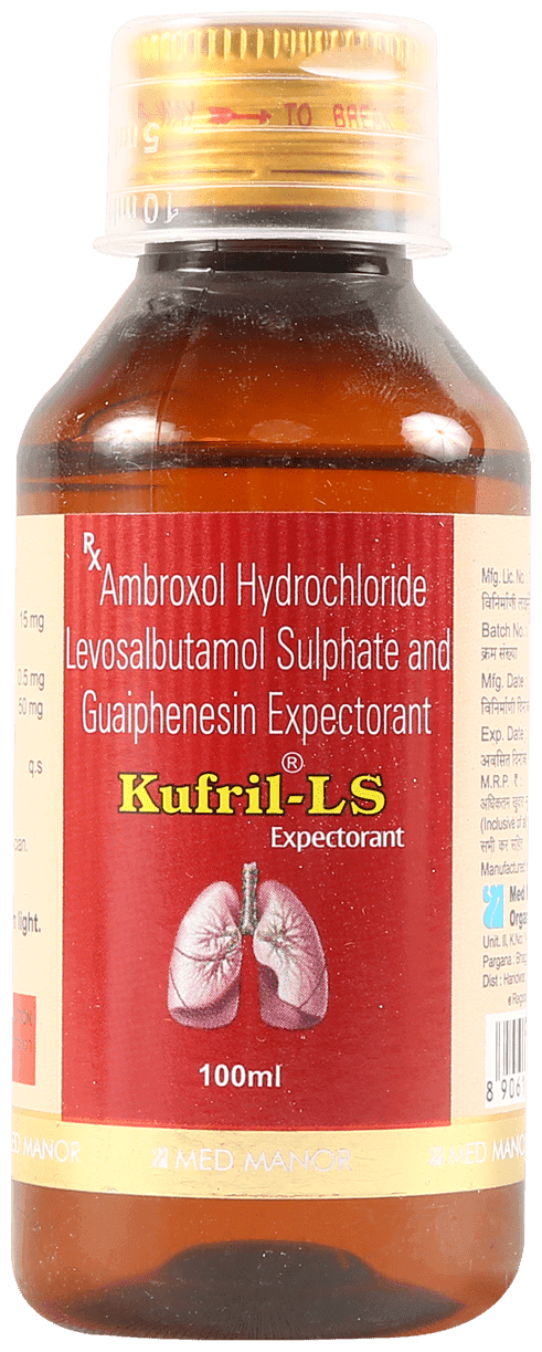 KUFRIL LS SYRUP 100ML - Scraped Image