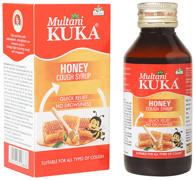 KUKA HONEY COUGH SYRUP 100ML - Scraped Image