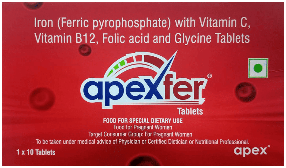 APEXFER TABLET 1X10 - Scraped Image