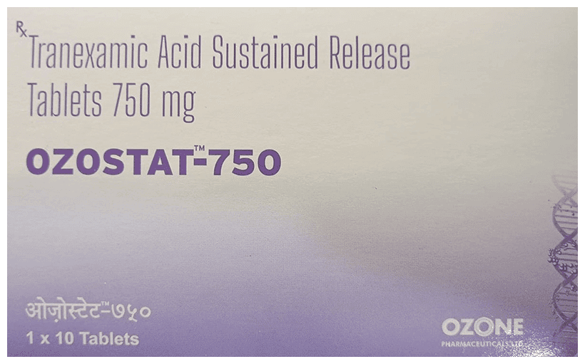 OZOSTAT 750 TABLET 10'S - Scraped Image