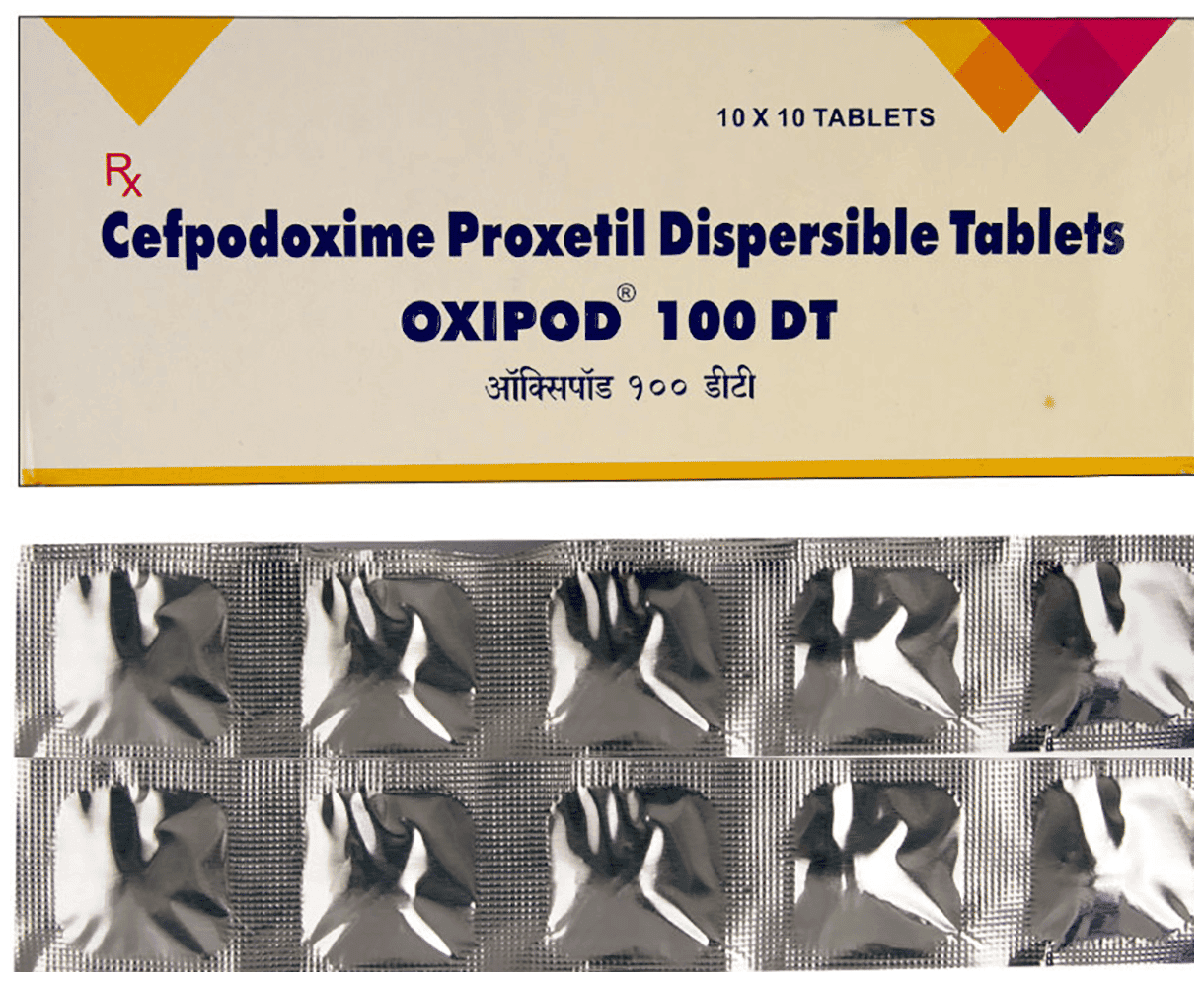 OXIPOD 100-DT TAB 10'S - Scraped Image