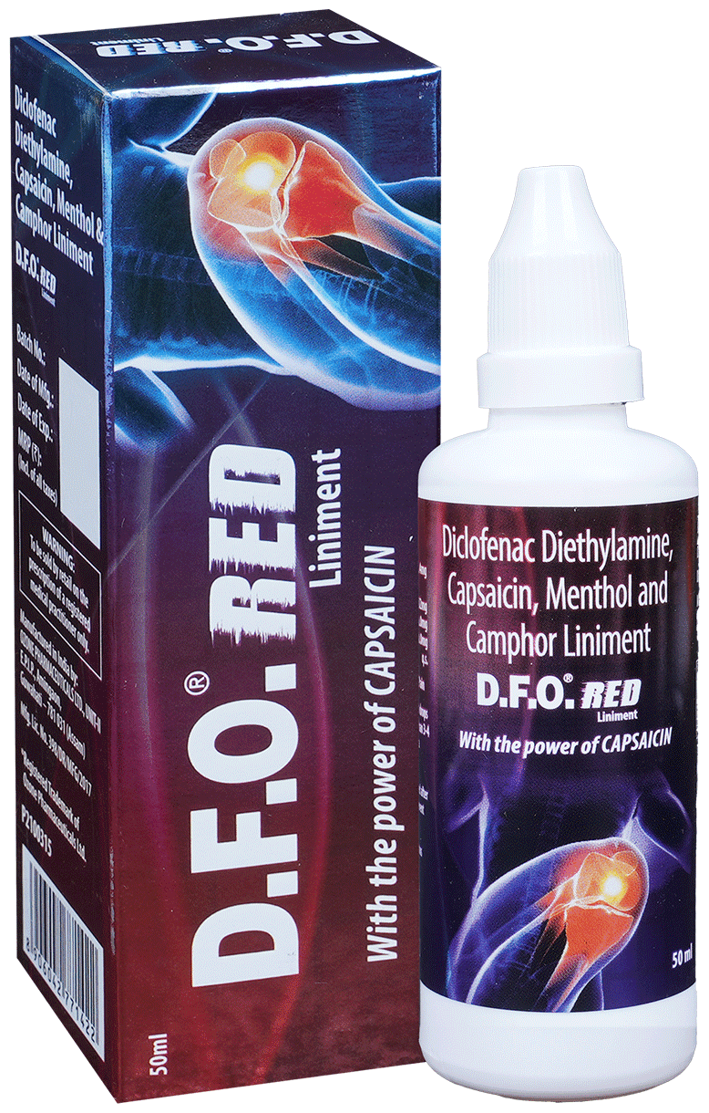 D.F.O. RED LINIMENT 50ML - Scraped Image