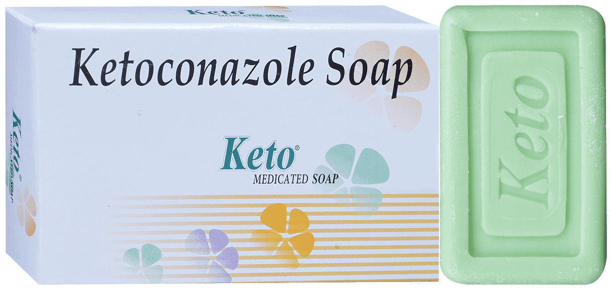 KETO MEDICATED SOAP 50GM - Scraped Image