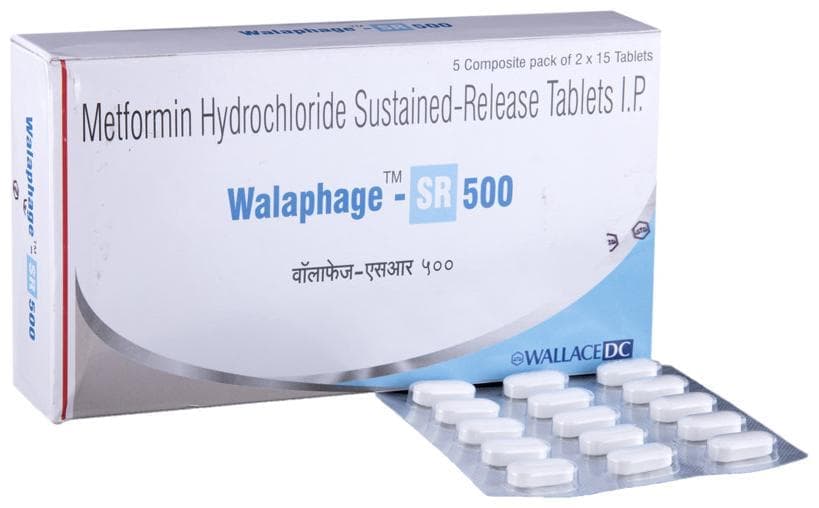 WALAPHAGE SR 500 TABLET 15'S - Scraped Image