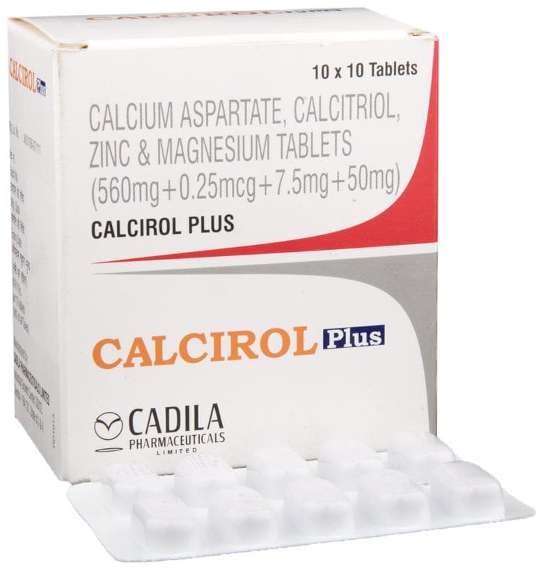 CALCIROL PLUS TABLET 10X10 - Scraped Image