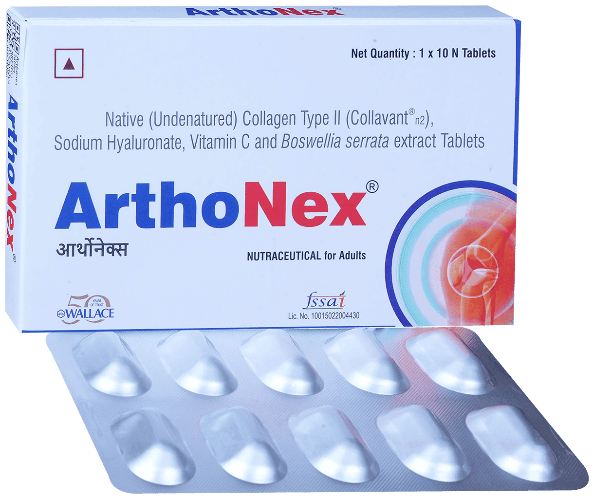 ARTHONEX TABLET 10'S - Scraped Image